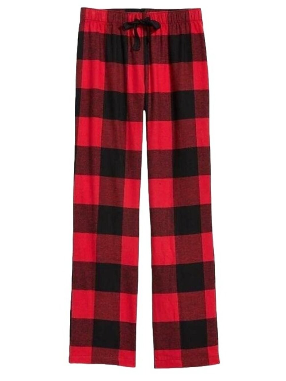 Flannel Pants Red Black Buffalo Plaid Lounge Pajamas Cozy Woman's XXL JJ3427